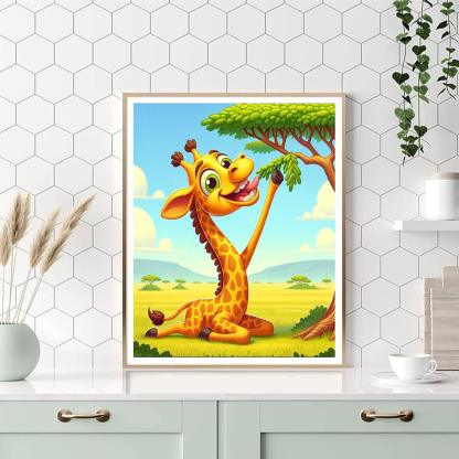 Sassy Giraffe Paint By Numbers Kits