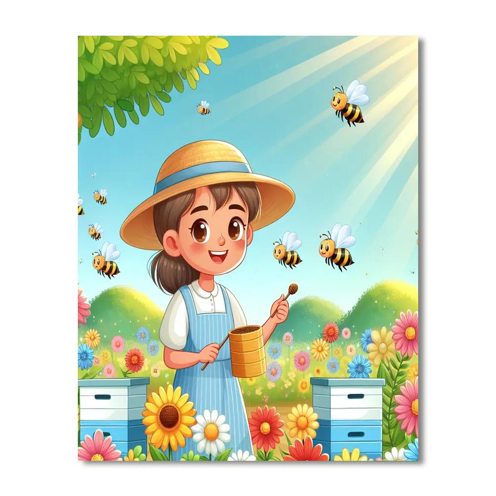 Busy Bee Keeper Numbered Painting Kits