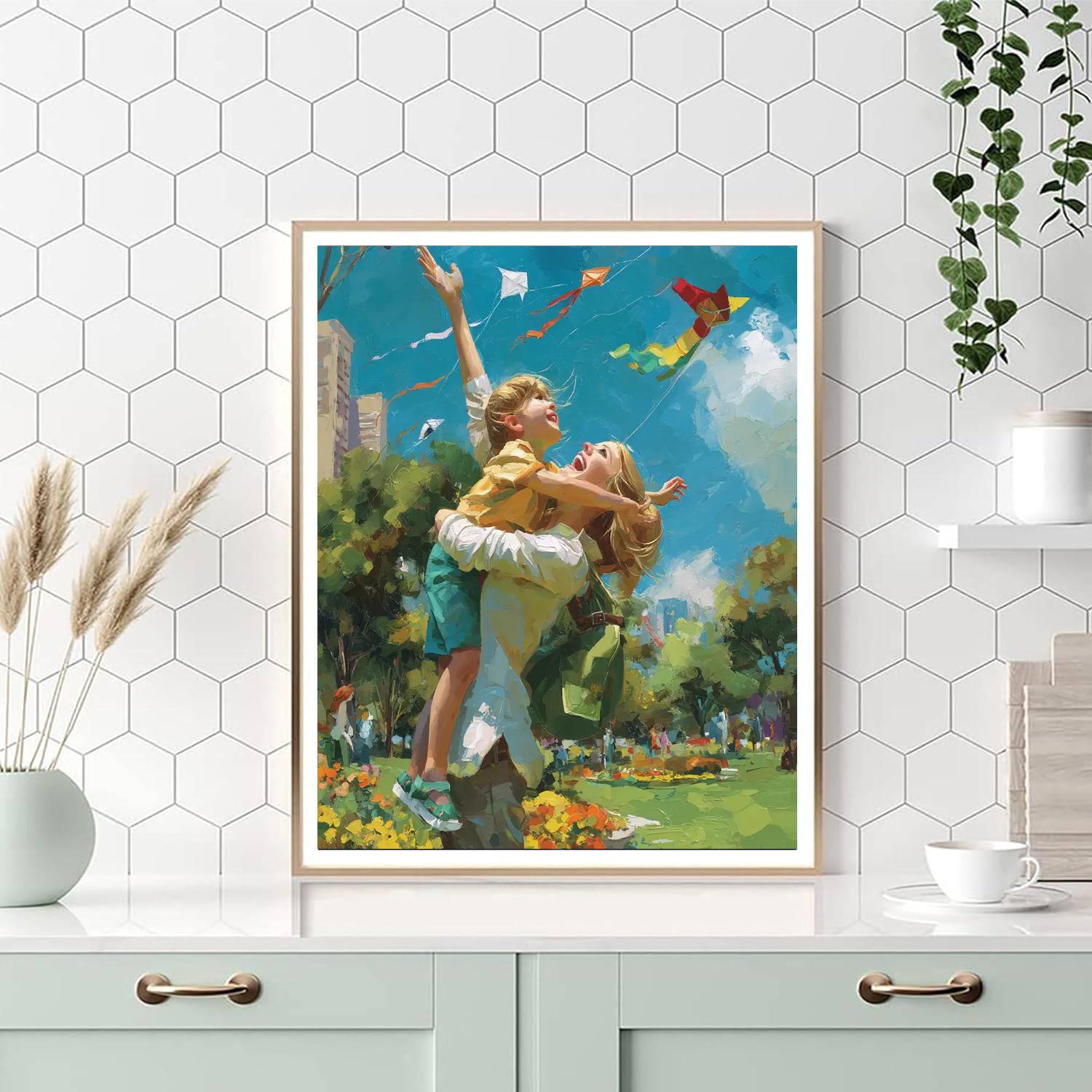 Laughter And Love In The Park Numbered Painting Kits