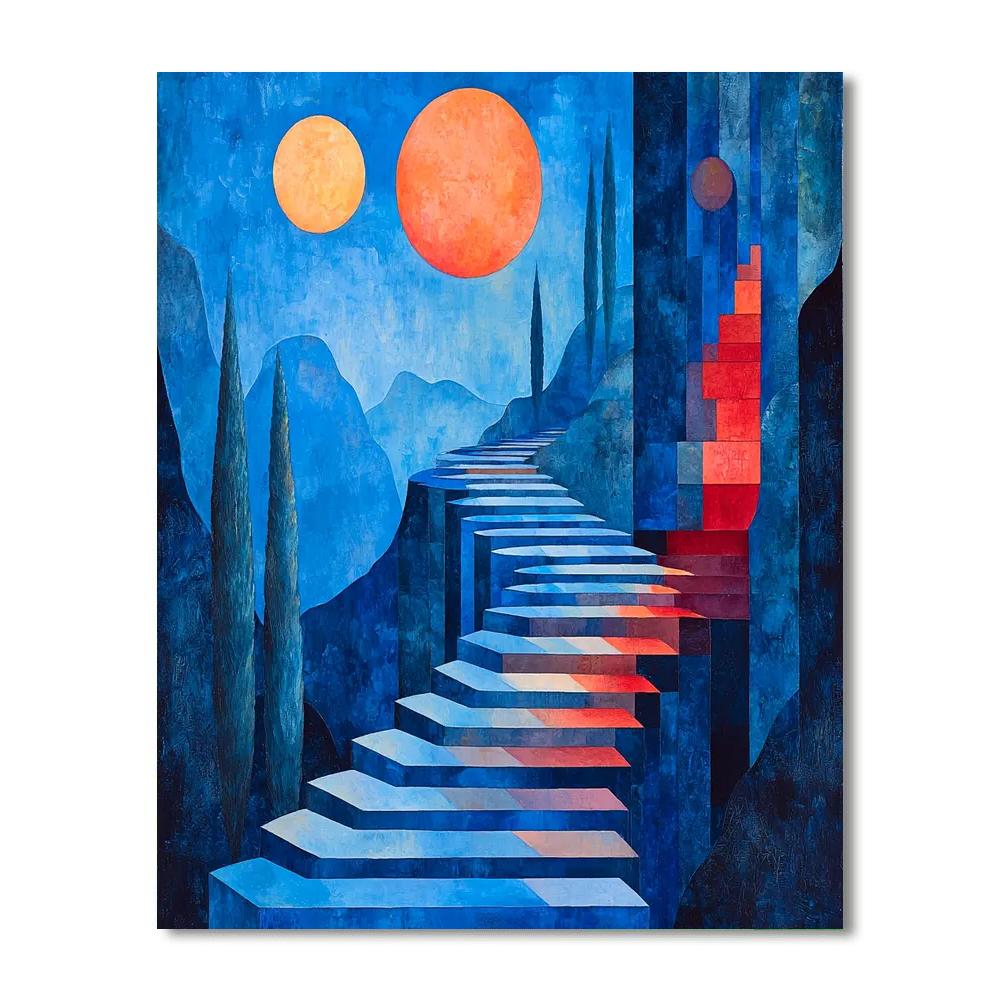 Paul Klee Inspired Ethereal Fantasies  Numbered Painting Kits