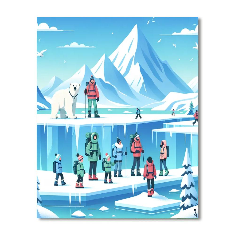 Arctic Adventure Expedition Numbered Painting Kits