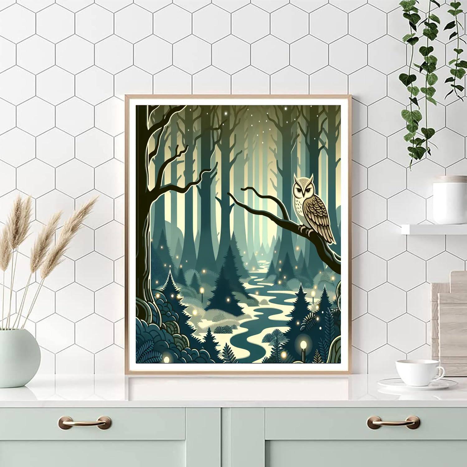 Mystery Forest DIY Paint By Numbers