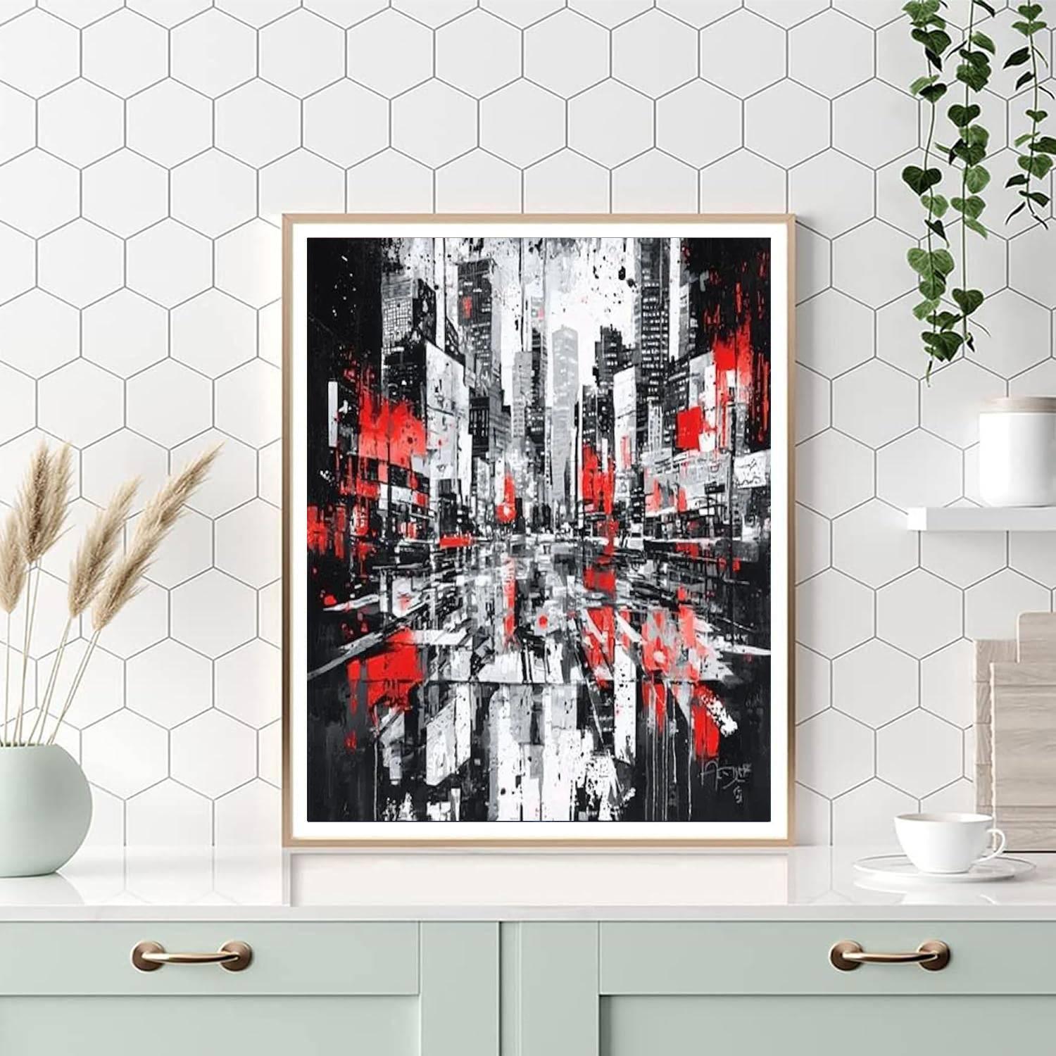 Banksy Inspired City Of Mirrors  Paint By Numbers Kits