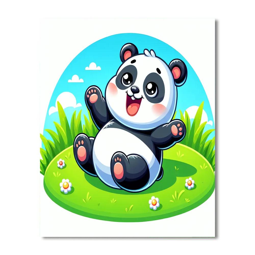 Giggly Panda Numbered Painting Kits