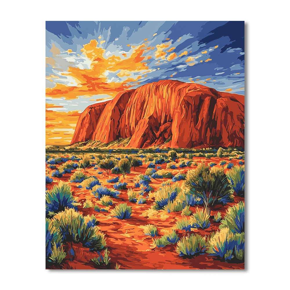 Uluru Paint By Numbers