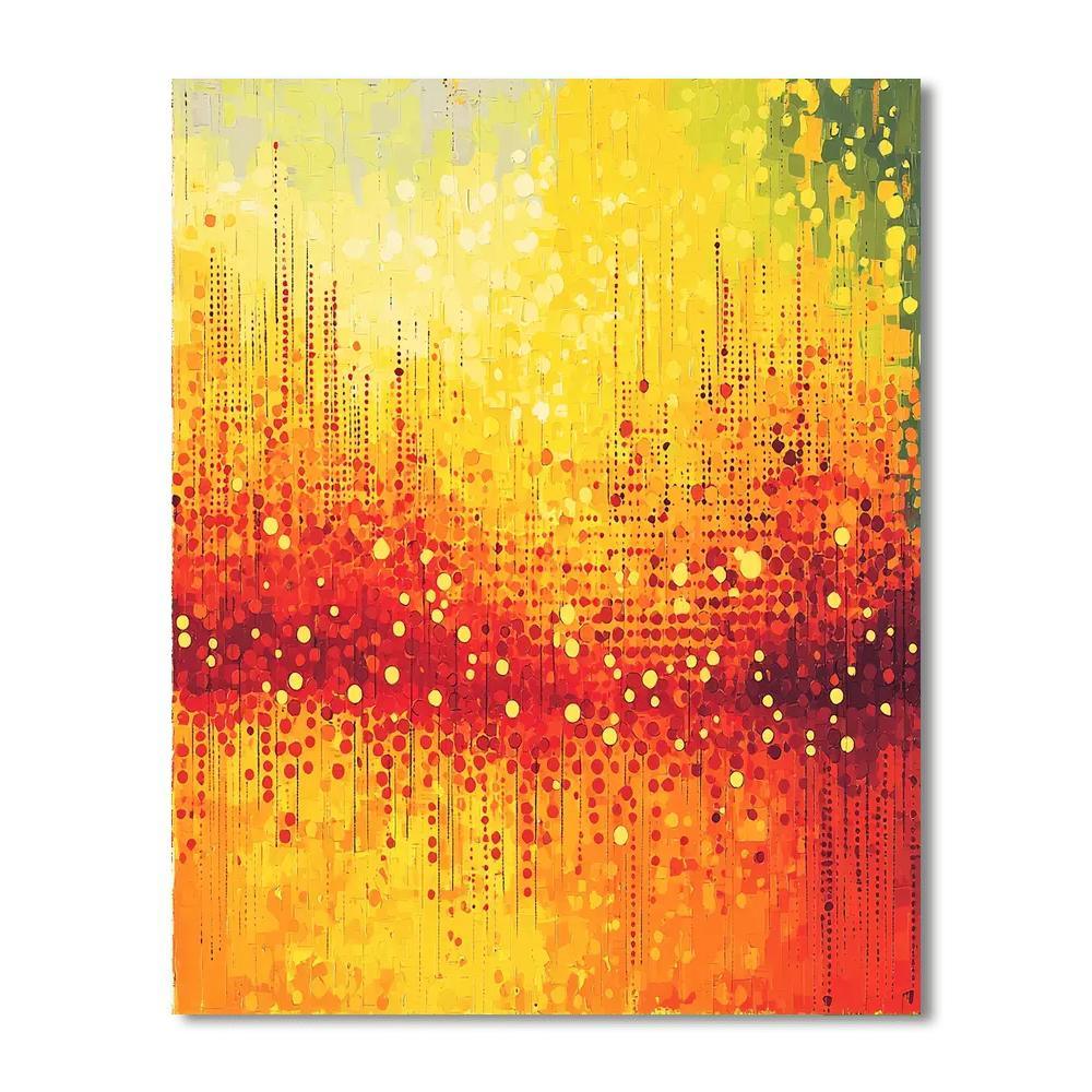 Georges Seurat Inspired Colorful Resonance  Paint By Numbers Kits