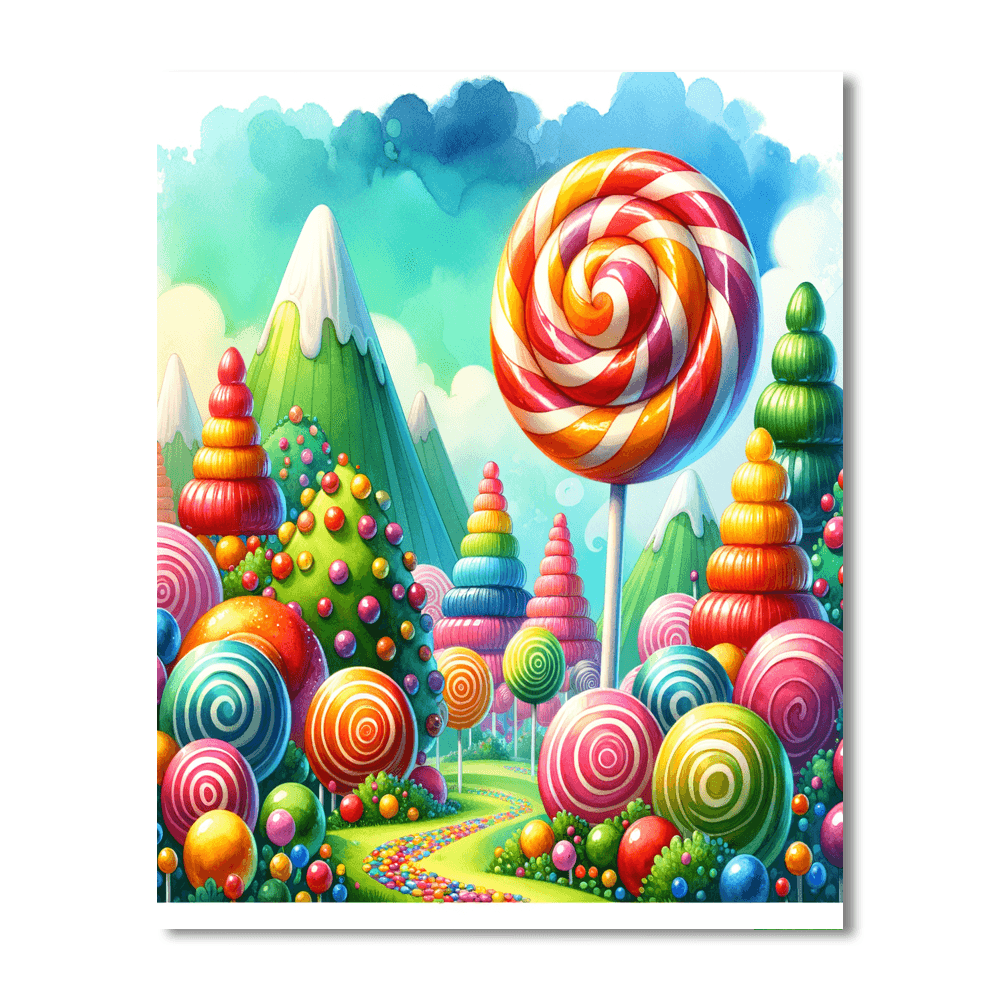 Adventures In Candyland Paint By Numbers Kits