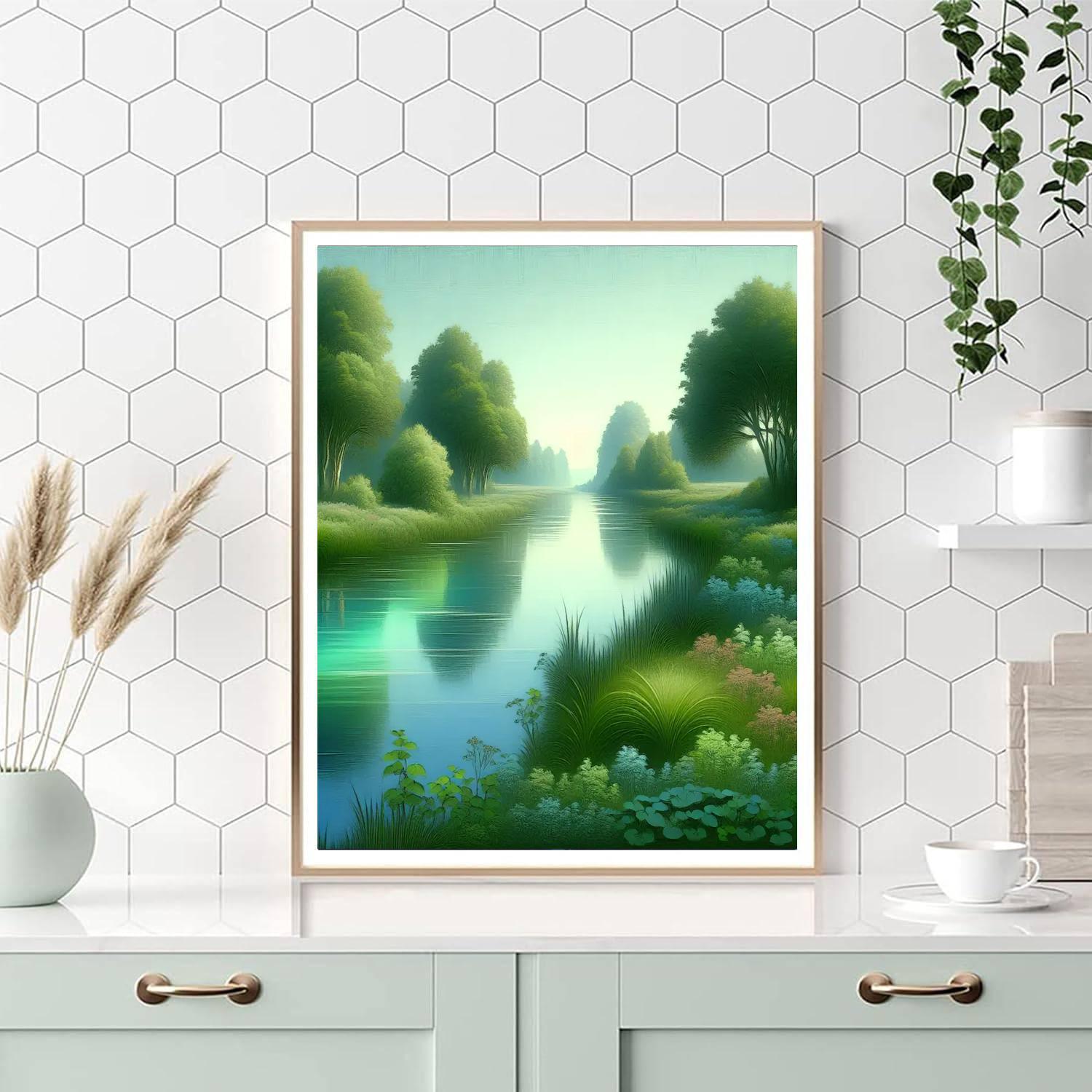 Serenity By The River Paint By Number