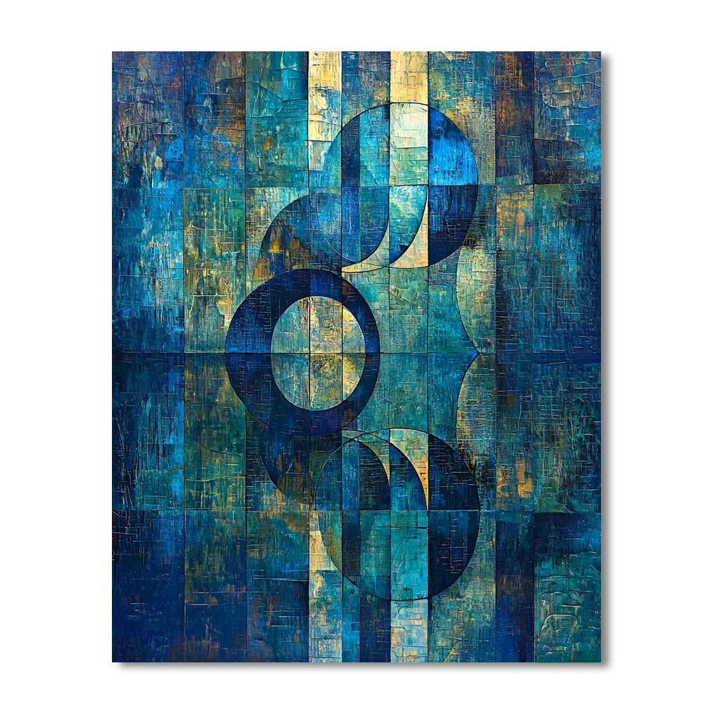 Max Ernst Inspired Reflections Of The Abyss  Paint By Numbers Kits