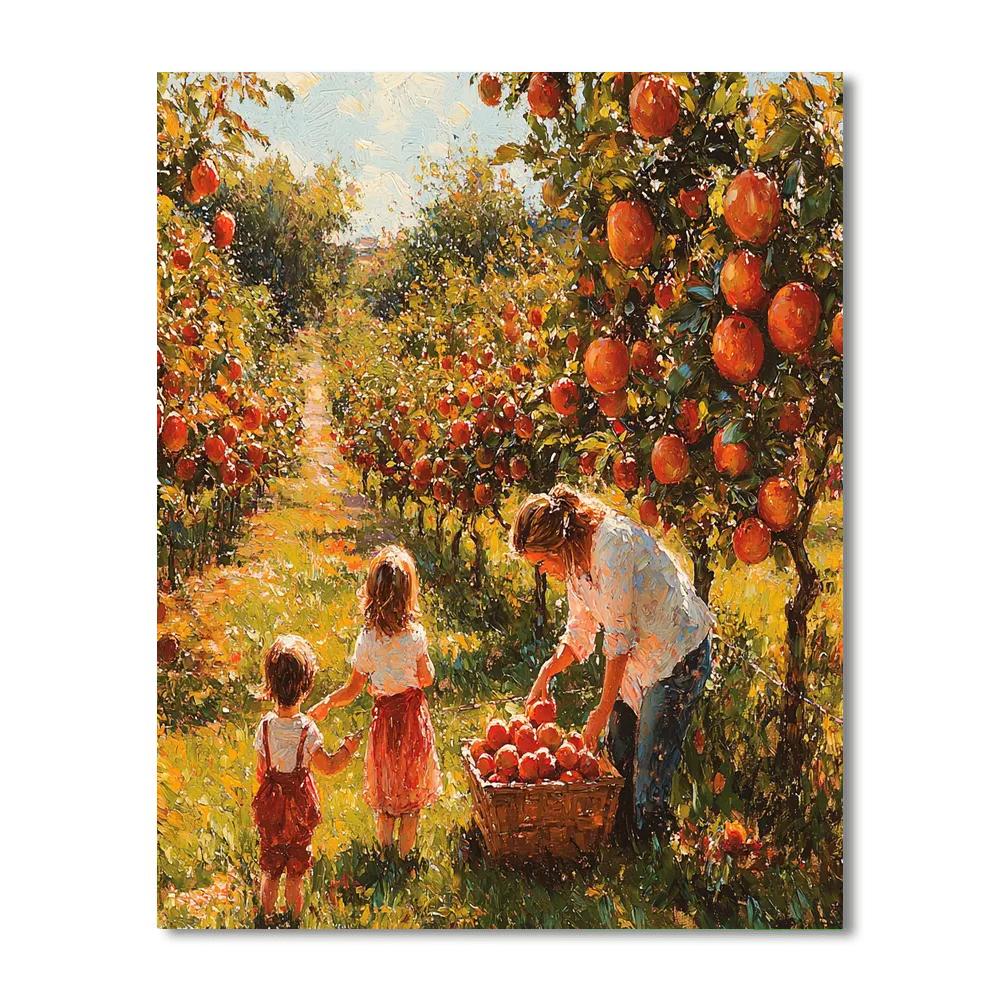 Harvest Of Happiness Numbered Painting Kits