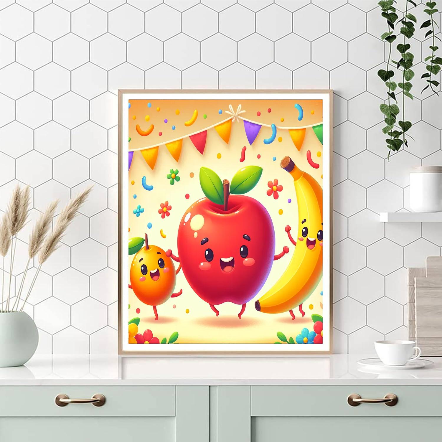 Fruit Festival Celebration DIY Paint By Numbers