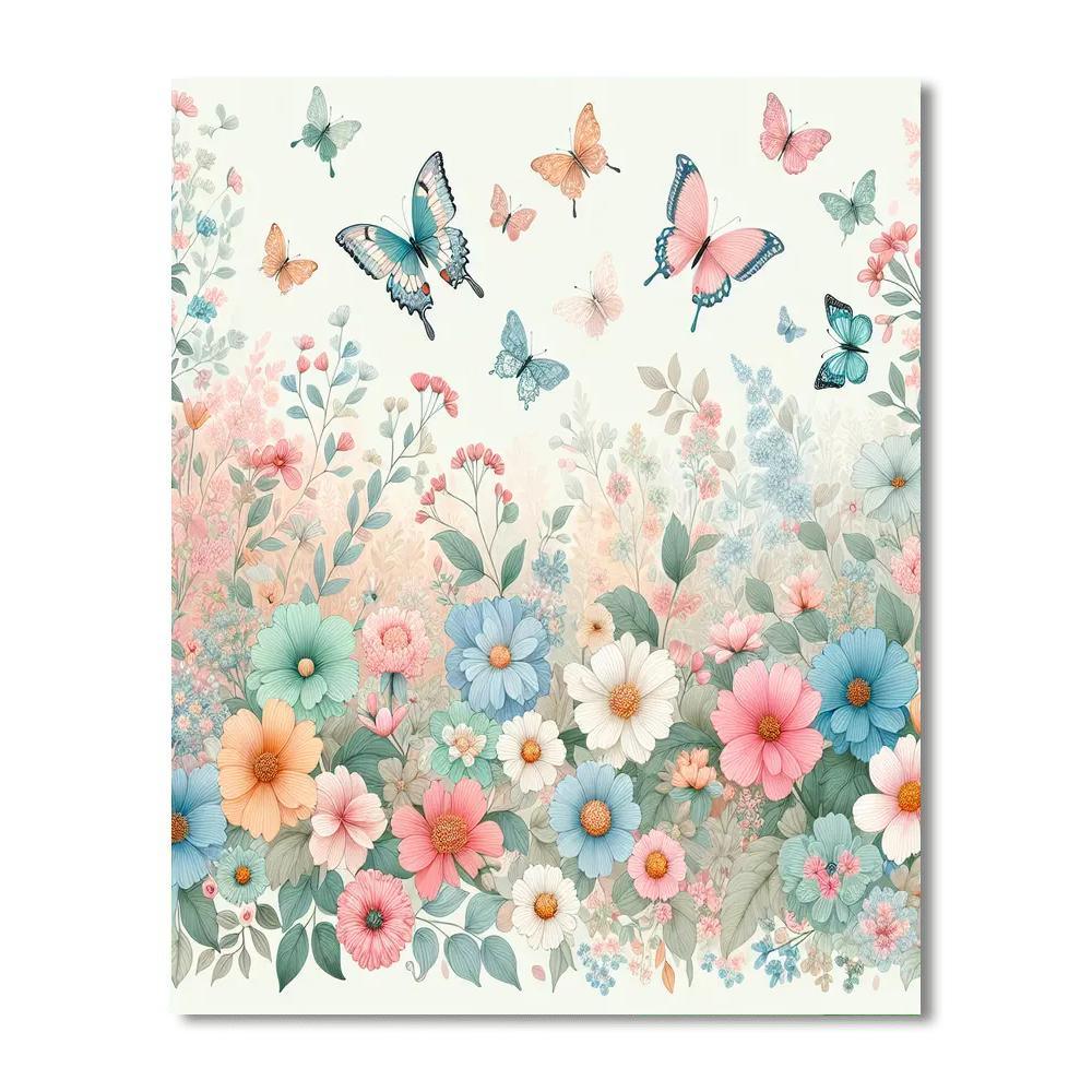 Dreamy Garden Retreat DIY Paint By Numbers