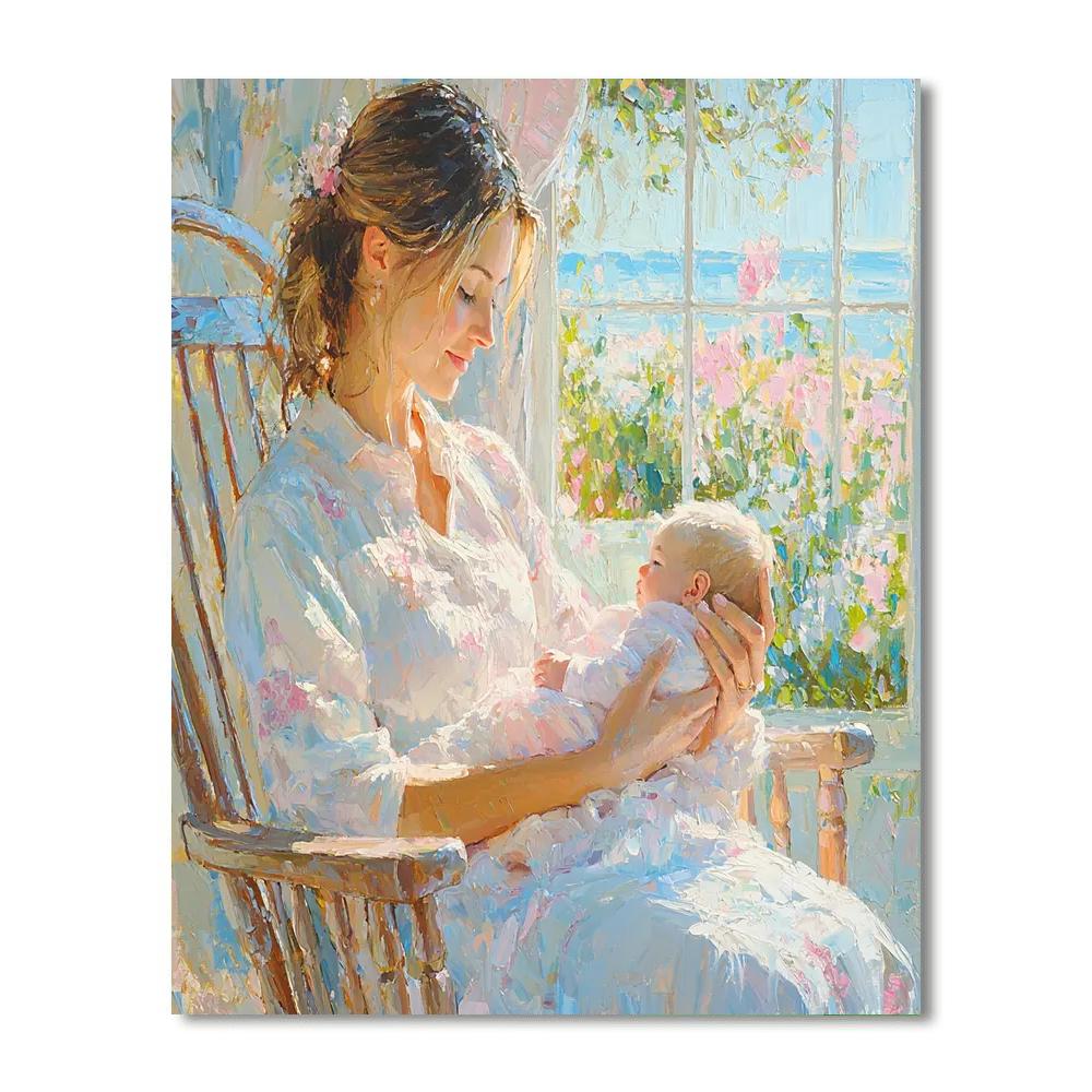 Mother's Gentle Lullaby DIY Paint By Numbers
