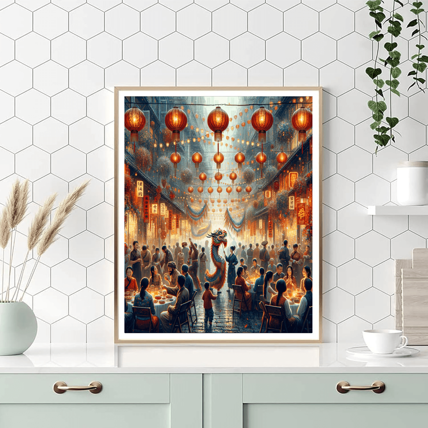 Chinese New Year Festival Number Painting