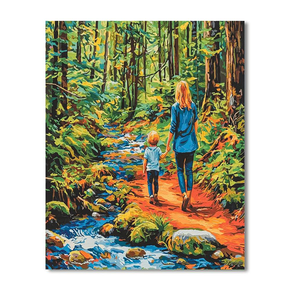 Nature’s Nurturing Embrace Paint By Numbers Kits