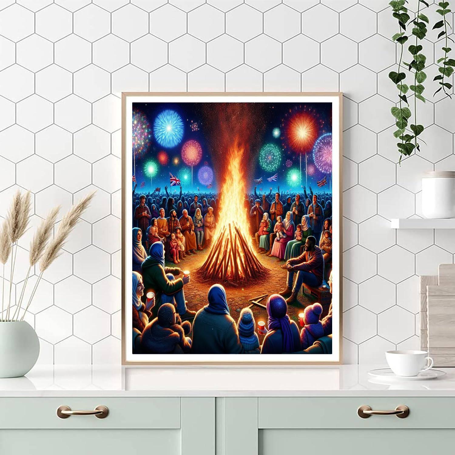 Bonfire Night - Uk Paint By Numbers Kits