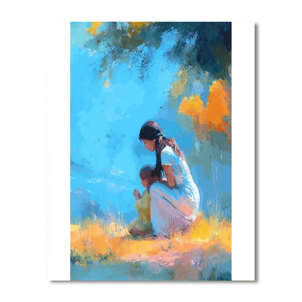 Mother's Caring Heart Numbered Painting Kits