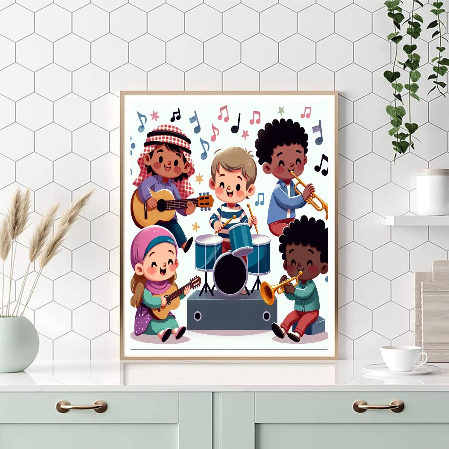 Musical Medley Numbered Painting Kits