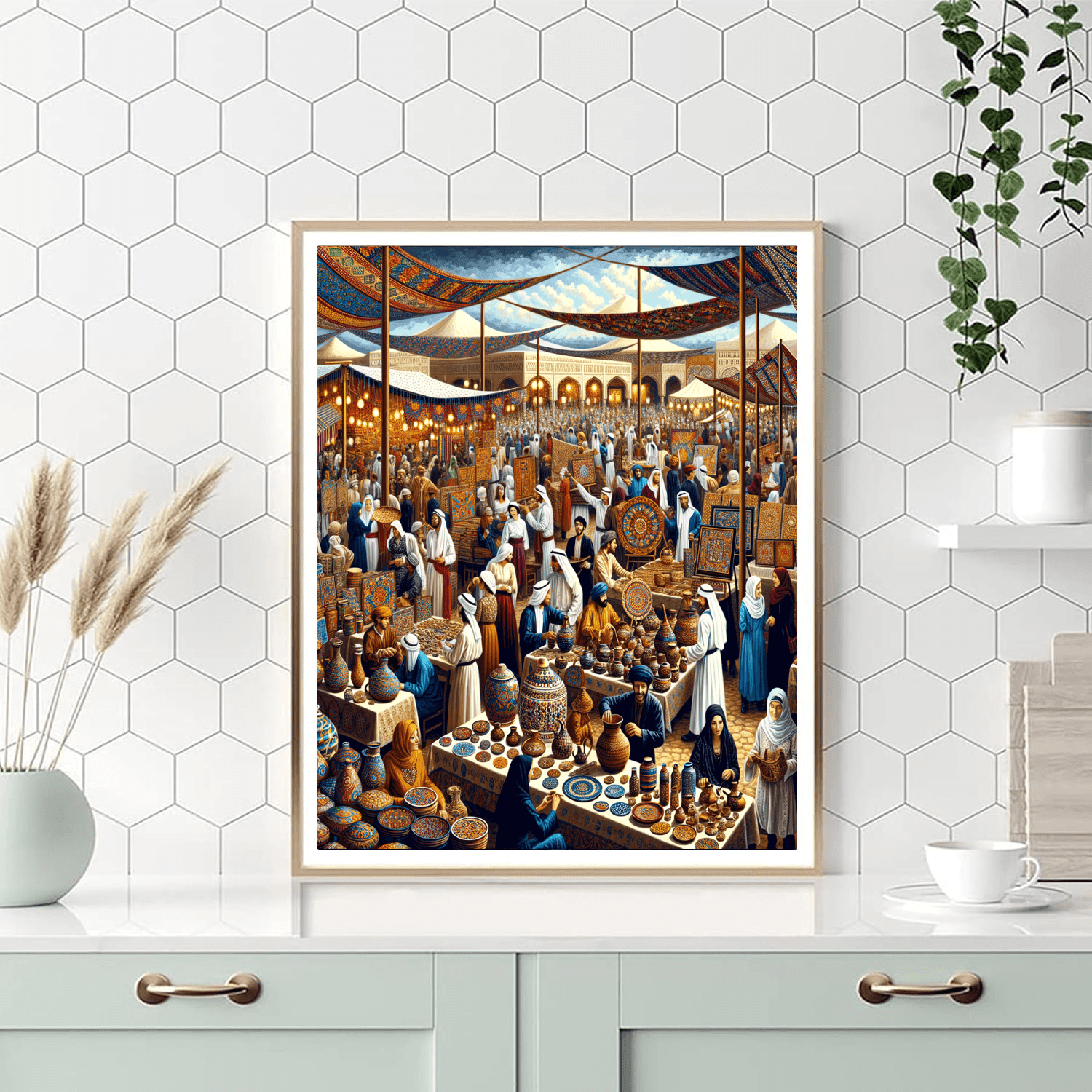 The Santa Fe Indian Market Paint By Color