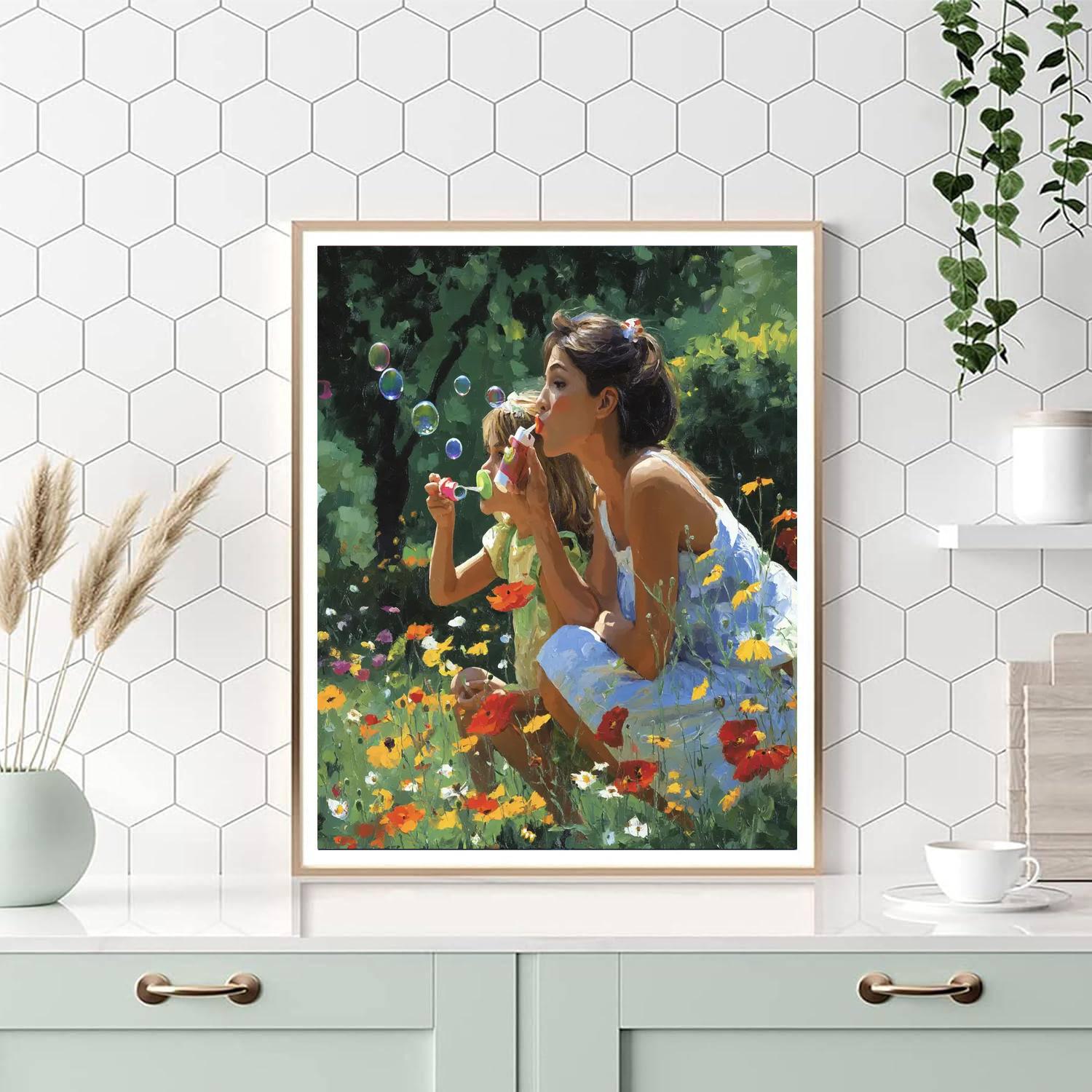 Happiness In A Bubble Paint By Numbers Kits