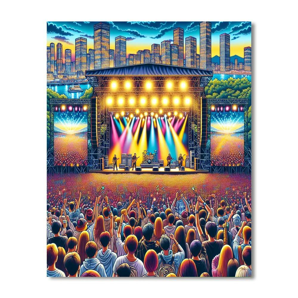 Summer Sonic Festival - Japan Painting By Numbers Kit