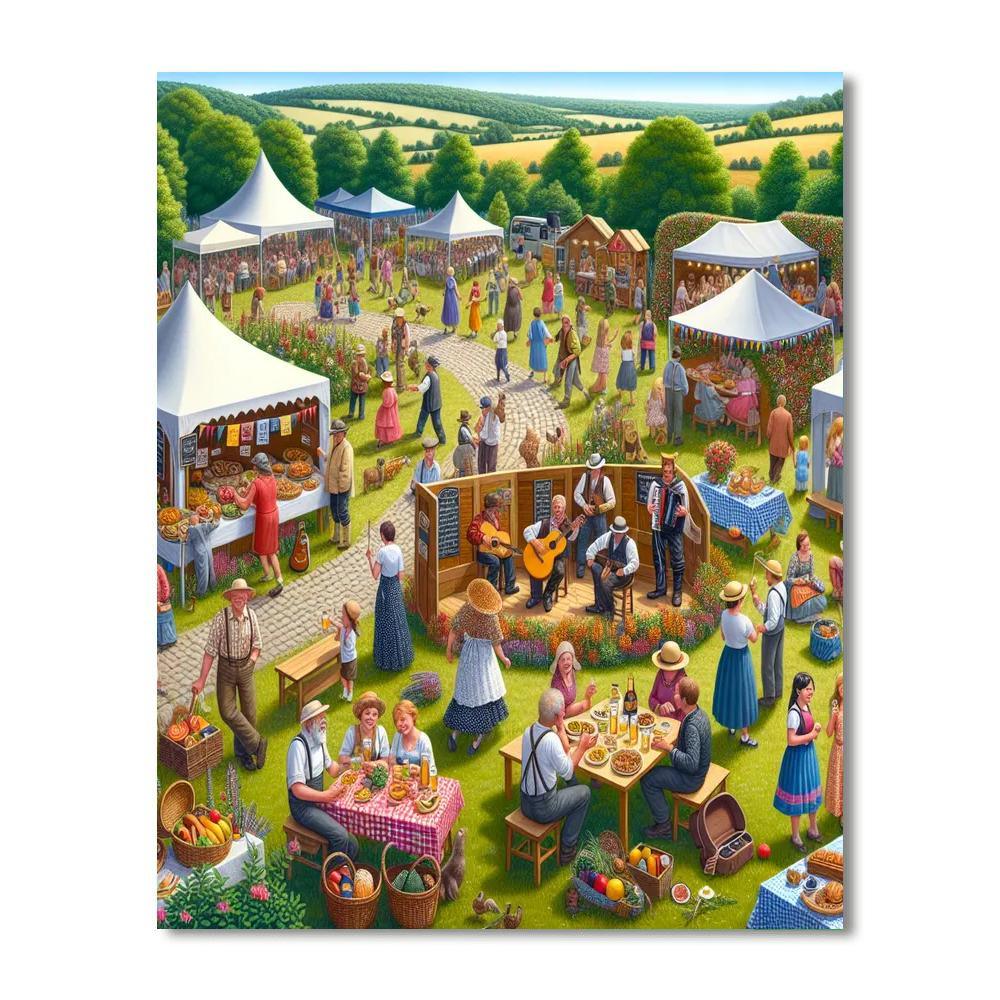 Wangler Festival - France Paint By Numbers Kits