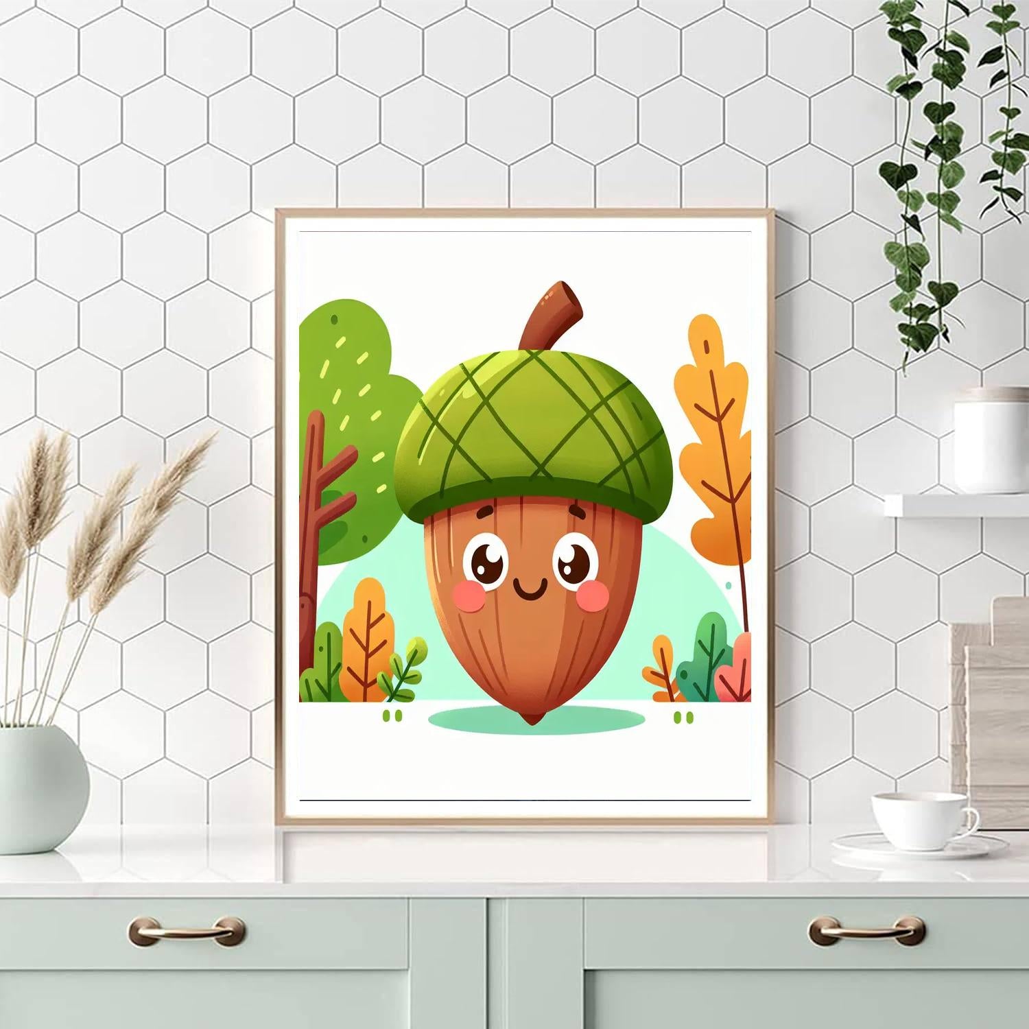 Joyful Acorn Painting By Numbers Kit