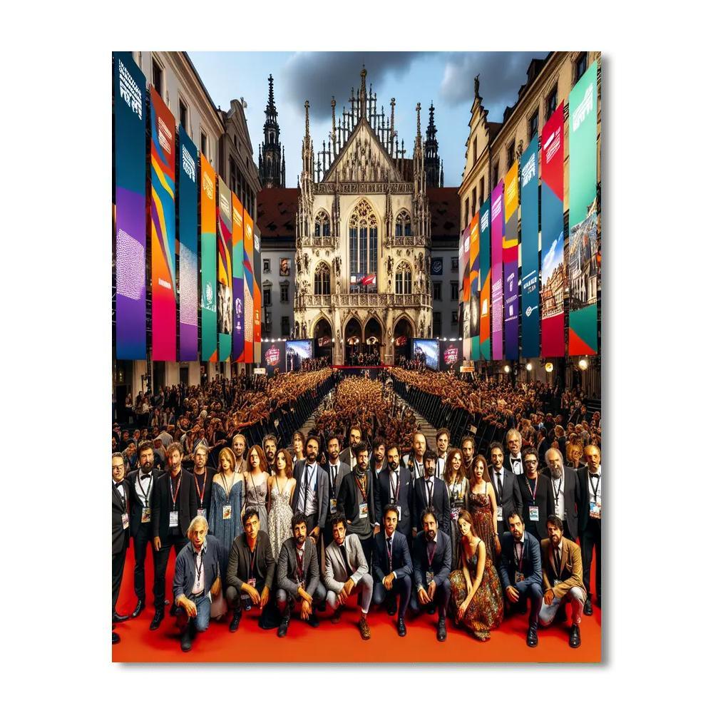 Berlin Film Festival Paint By Numbers Art