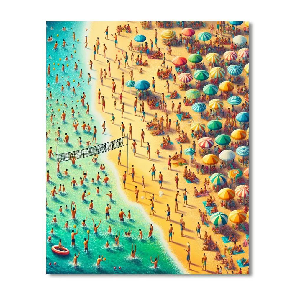 Busan Sea Festival Number Painting