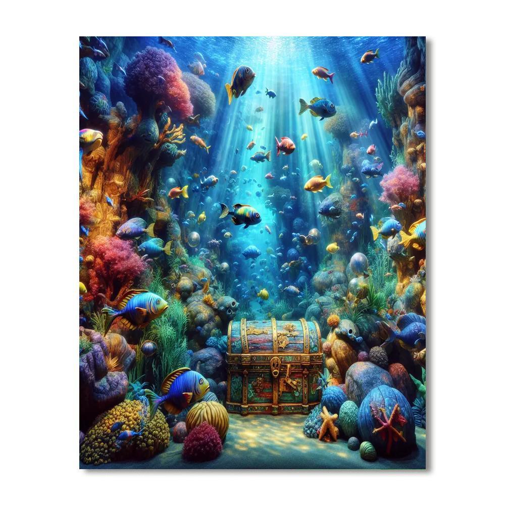 Oceanic Treasure Quest Paint By Numbers Kits