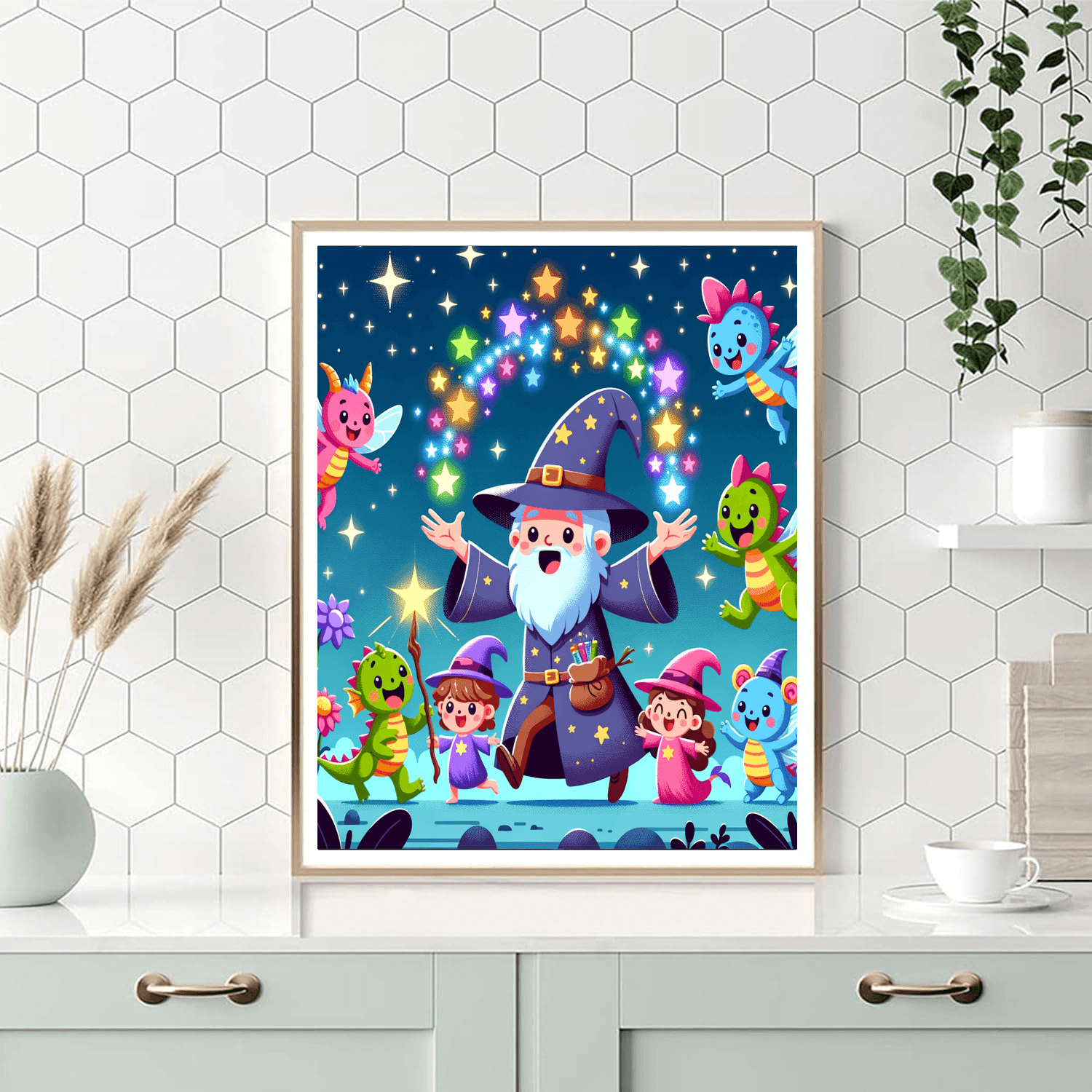 Whimsical Wizarding World DIY Paint By Numbers