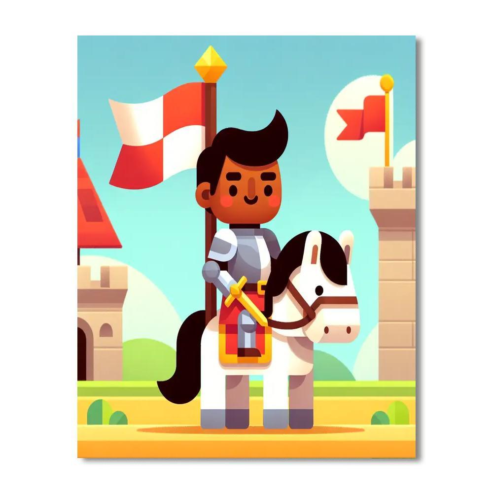 Castle Knight Adventure Paint By Numbers Kits