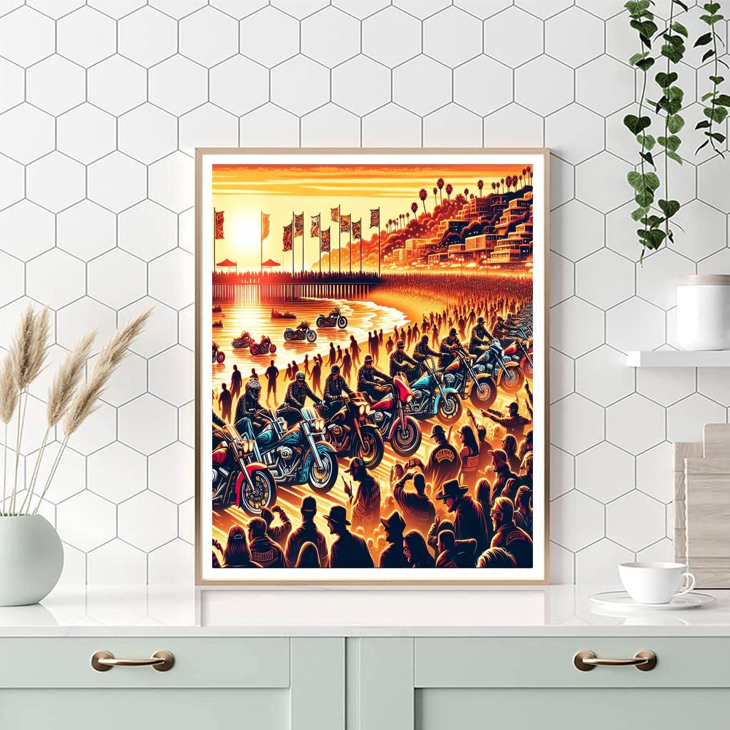 Daytona Bike Week - Usa Paint By Number