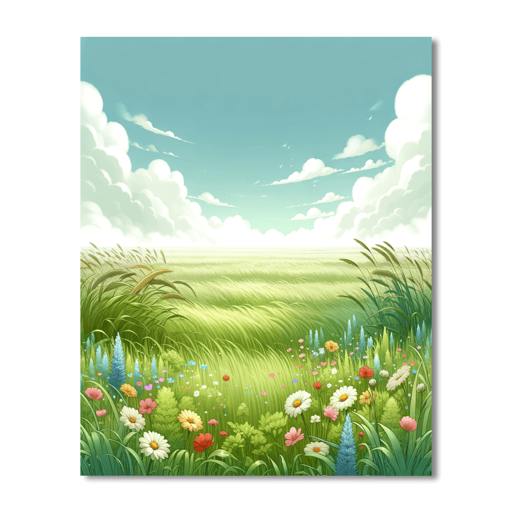 Lush Meadow Numbered Painting Kits