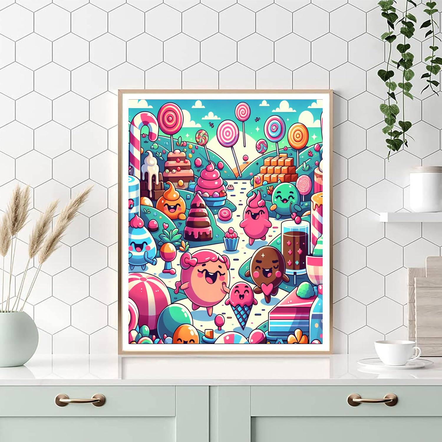 Adventurous Candyland Paint By Numbers