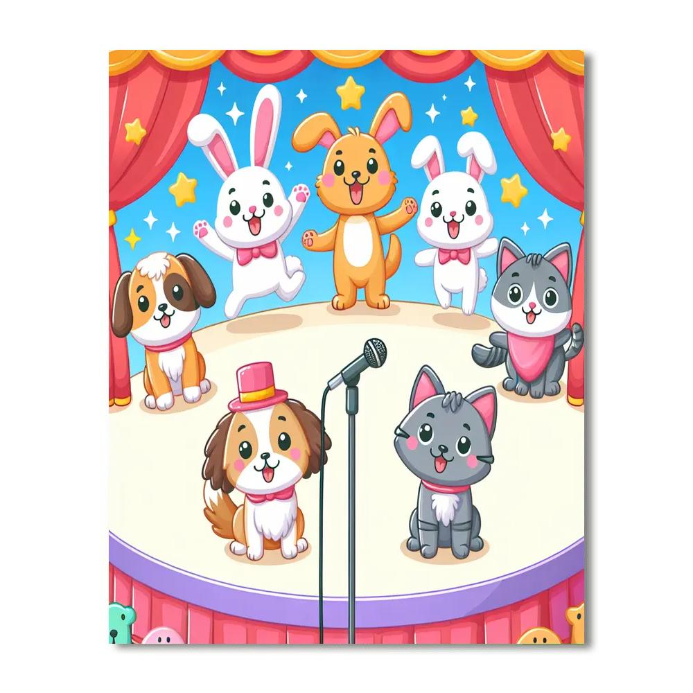 The Great Pet Show Paint By Numbers Kits