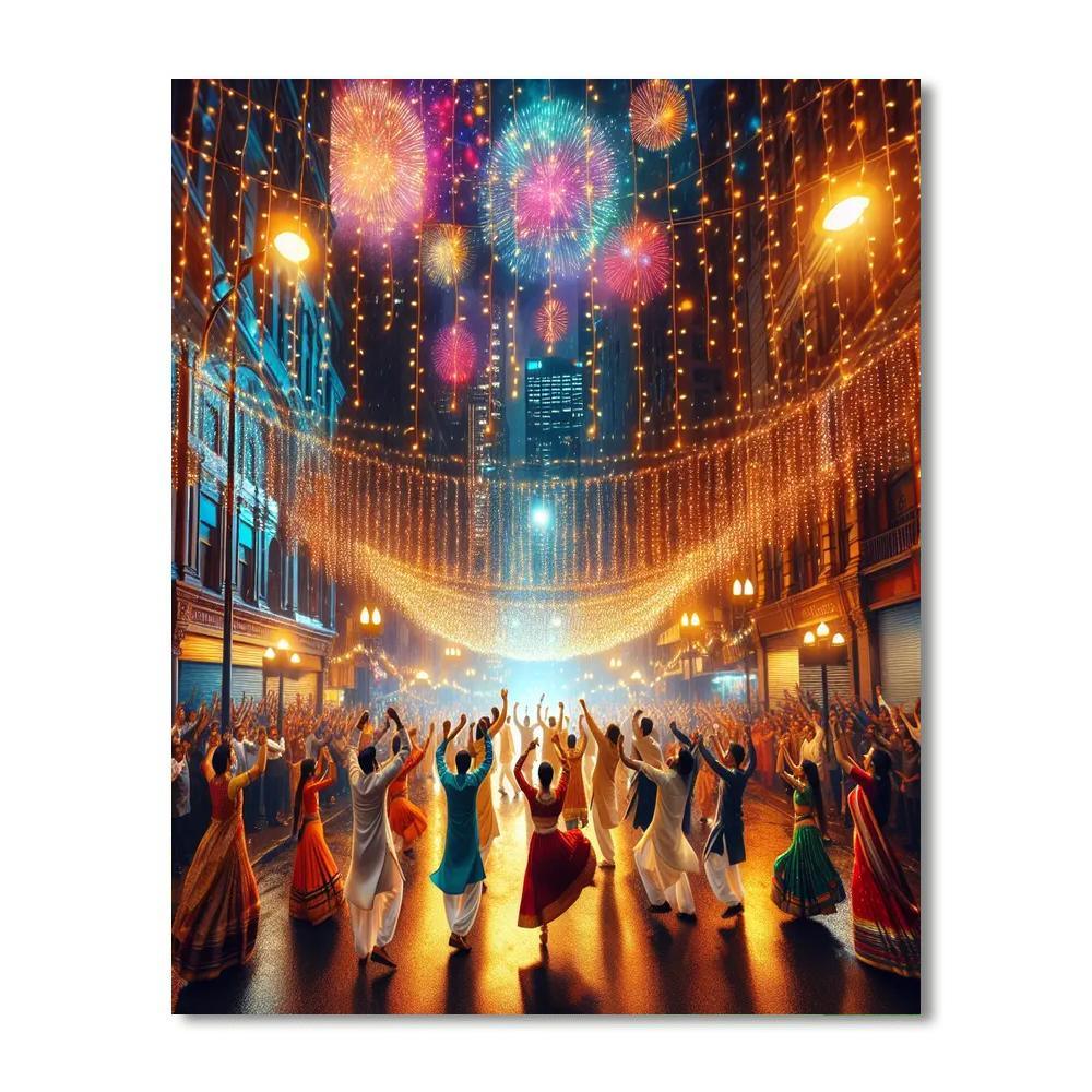 Diwali Carnival - Leicester Paint By Numbers