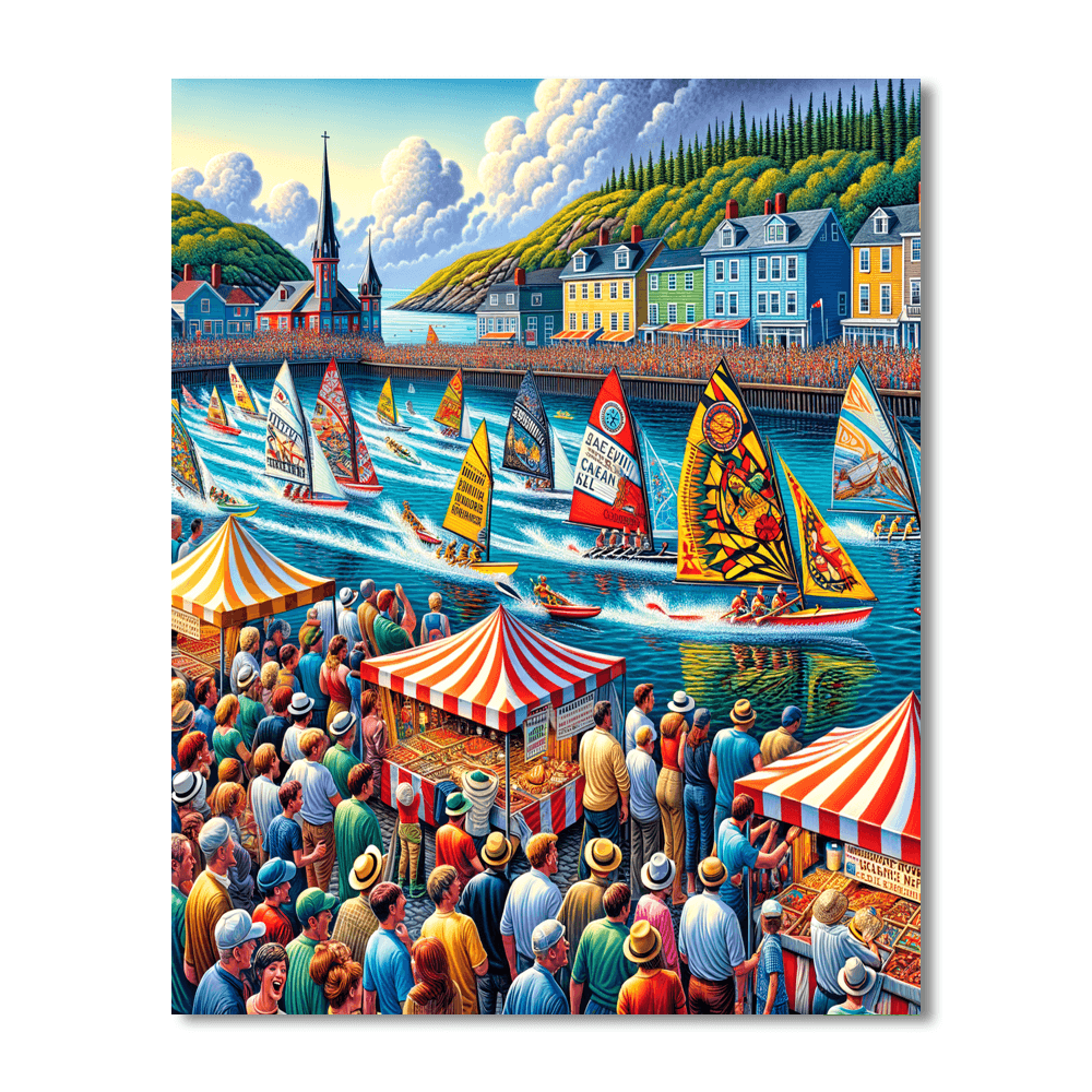 Harbour Days - Canada Paint By Color