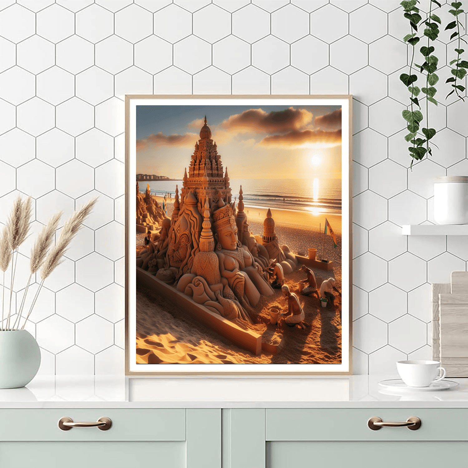 International Sand Sculpture Festival - Figueira Da Foz, Portugal Paint By Number