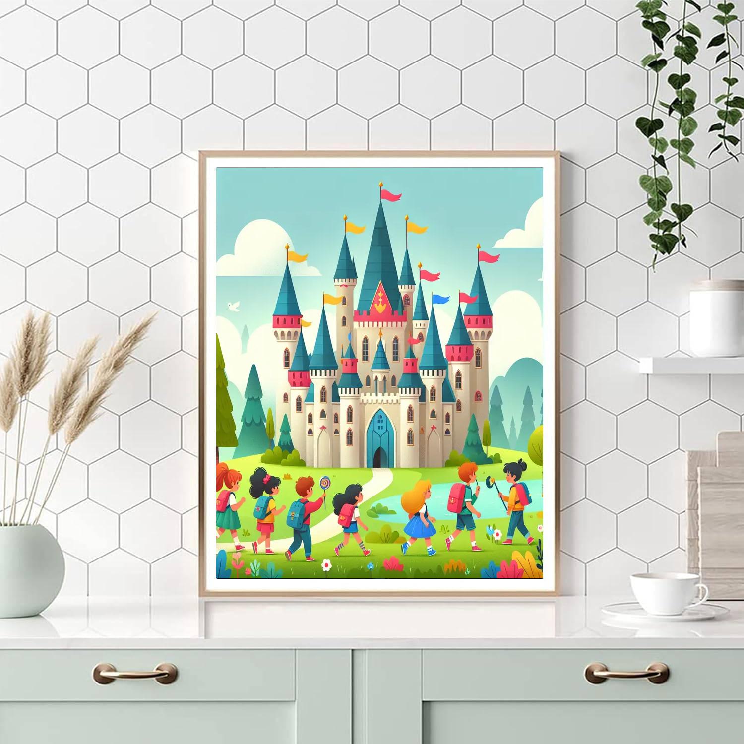 Magical Castle Journey DIY Paint By Numbers