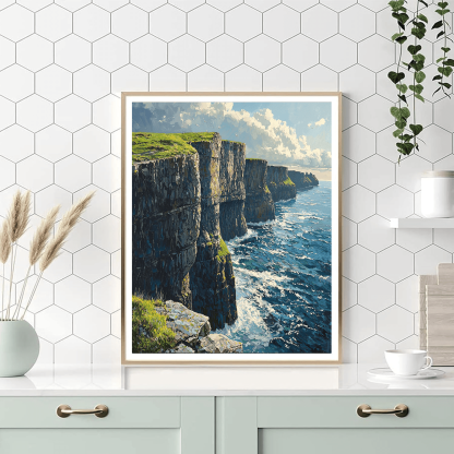 Cliffs Of Moher - County Clare, Ireland Paint By Numbers Kits