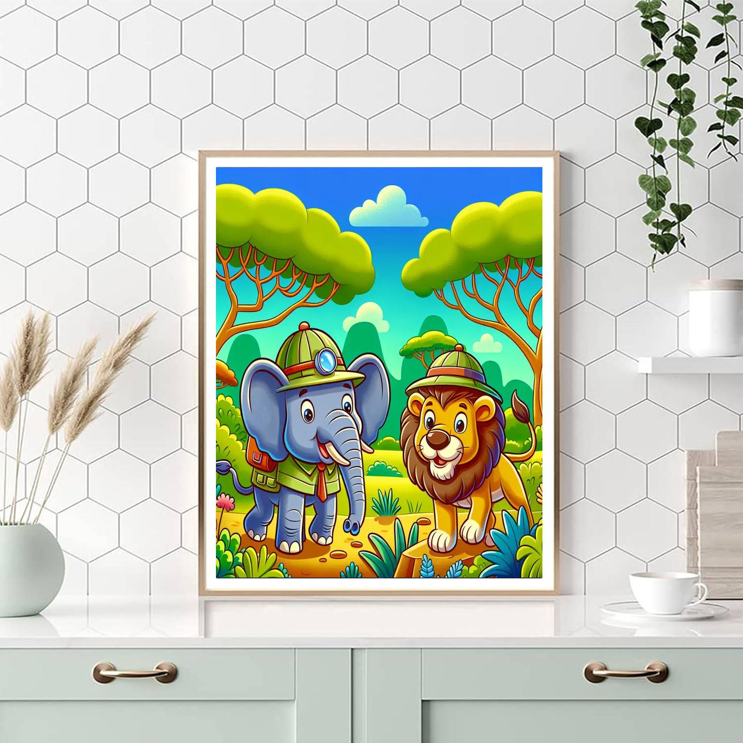 Safari Explorer Team Paint By Number
