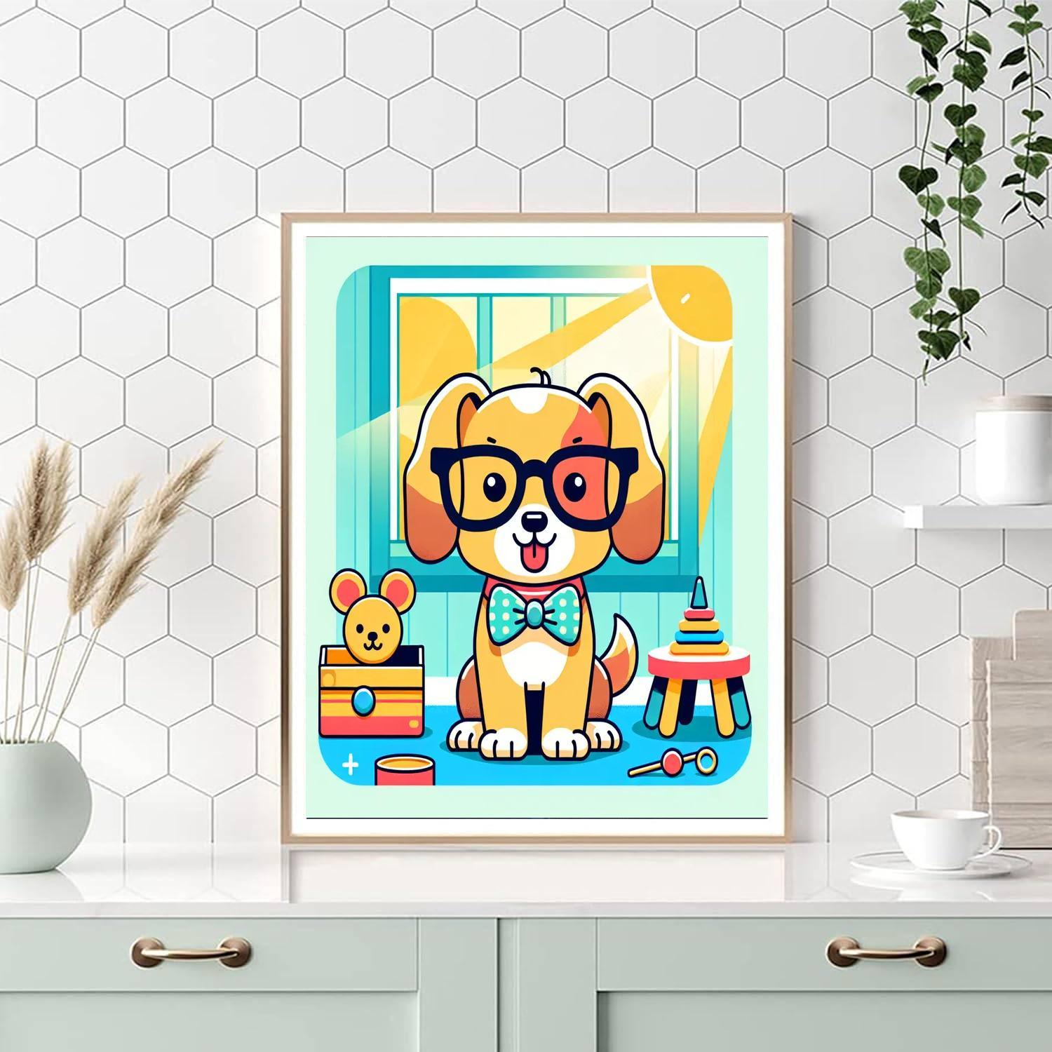 Dapper Dog Paint By Numbers Kits