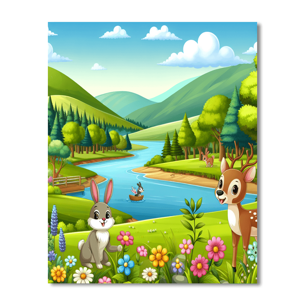 Nature Explorer Club Number Painting