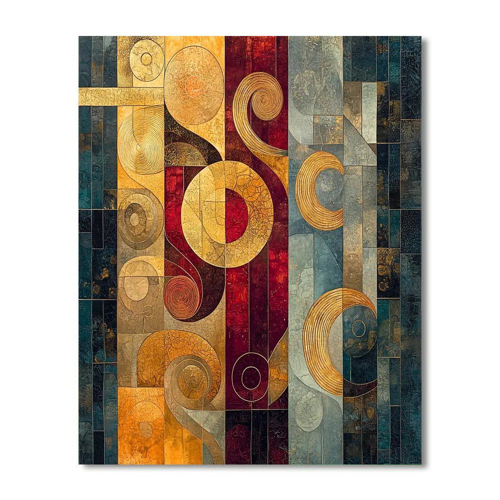 Gustav Klimt Inspired Ethereal Harmony  Paint By Numbers Kits