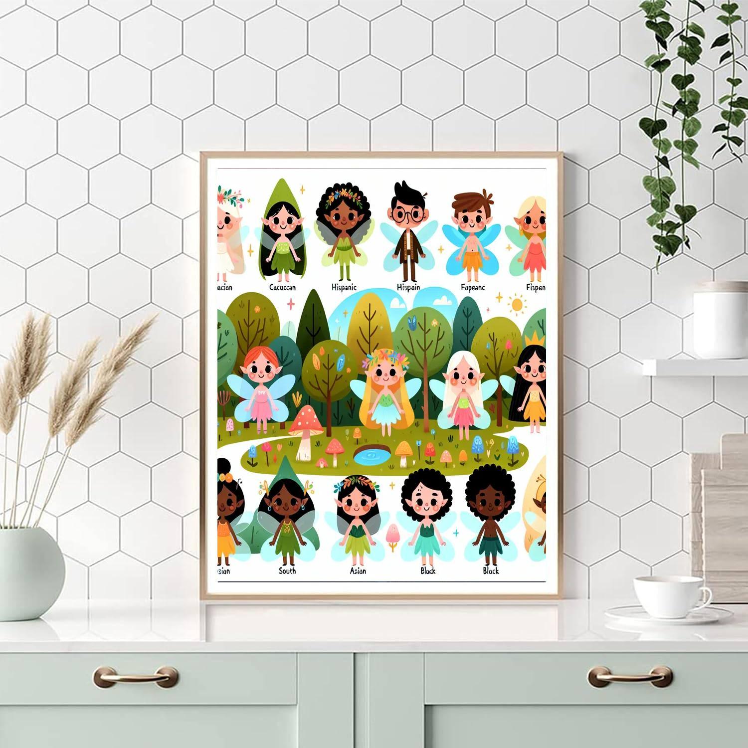 Enchanted Fairy Woodland Paint By Numbers Kits