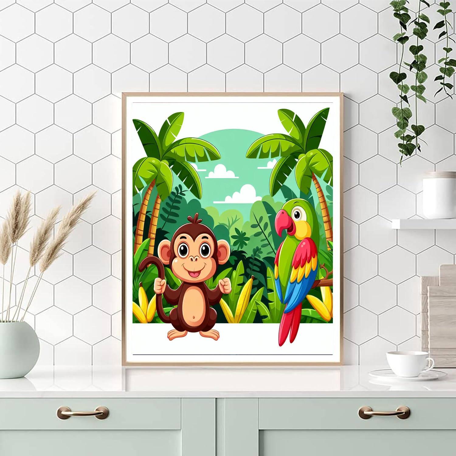 Amazing Jungle Exploration Paint By Color