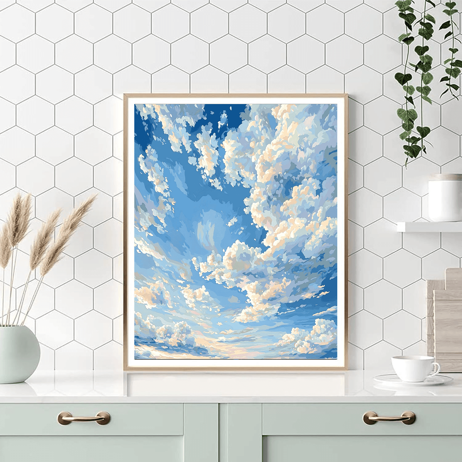 John Constable Inspired Dreaming In The Clouds  Paint By Numbers Kits