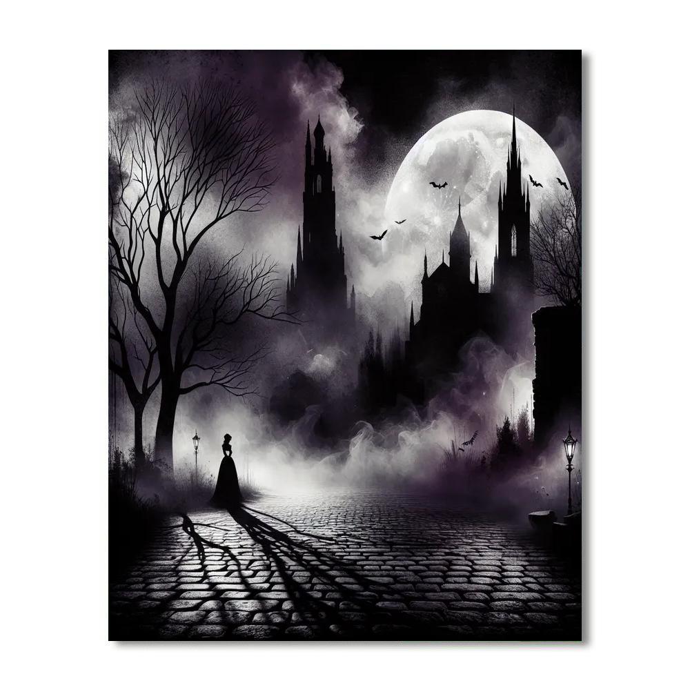 Gothic Night Shadows Paint By Number