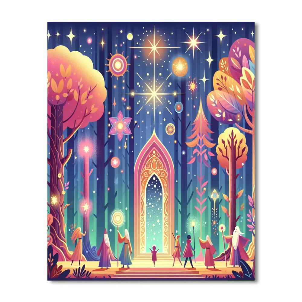 Mystical Enchantment Realm Painting Number Kit